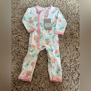 NWT Earth Nymph Mermaid Print Onesie-0-3 months